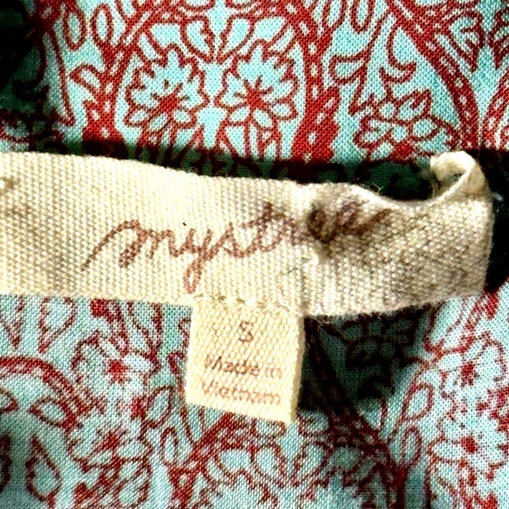 🌟 Mystree Felicity Smocked Sleeveless Maxi Sz S #D3 - Picture 7 of 8